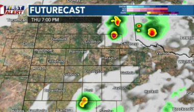 Chance for thunderstorms later today, some severe