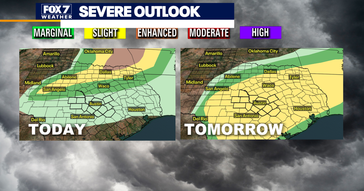 Austin weather: Severe storms possible this weekend