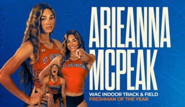 Mcpeak Named WAC Women’s Indoor Track & Field Freshman of the Year