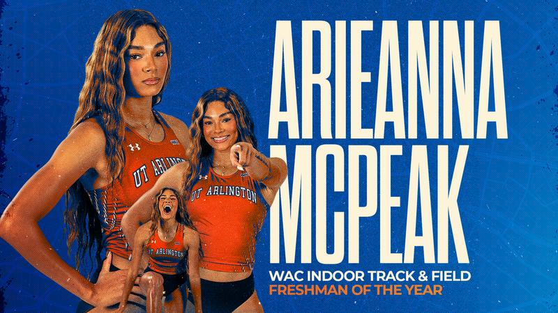 Mcpeak Named WAC Women’s Indoor Track & Field Freshman of the Year