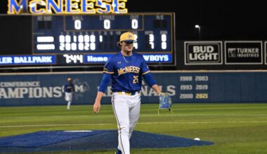 McNeese Splits Double Header Against Houston Christian