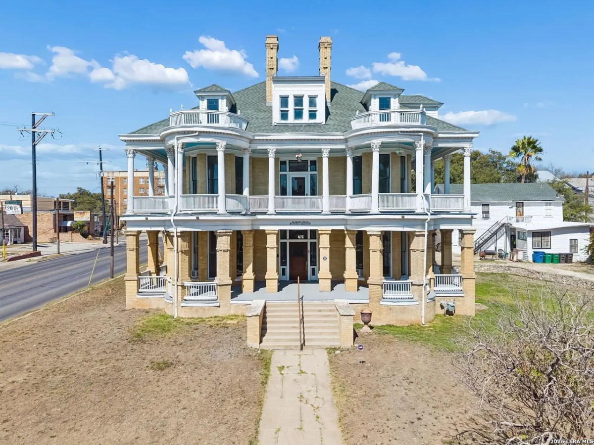 This San Antonio century home for sale was once lifted on jacks to add a new first floor