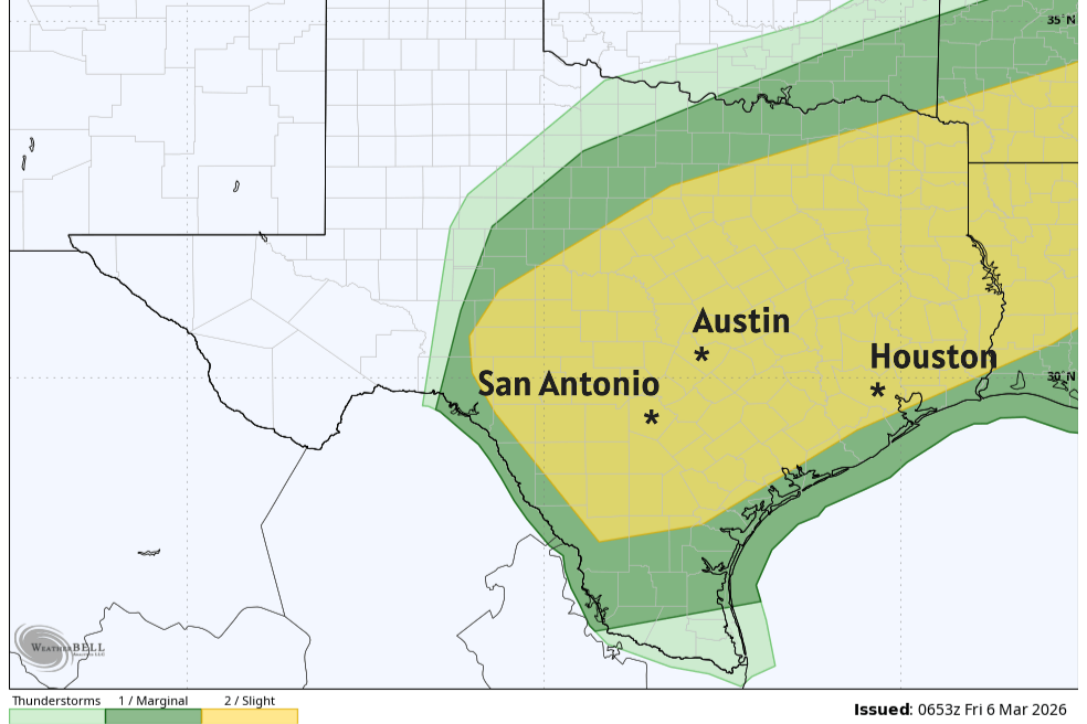 Here's the hour-by-hour timeline for Austin