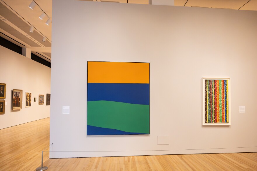 Sections of an upcoming exhibit, “American Modernism from the Charles Butt Collection: From Edward Hopper to Alma Thomas” are pictured at the Blanton Museum of Art.