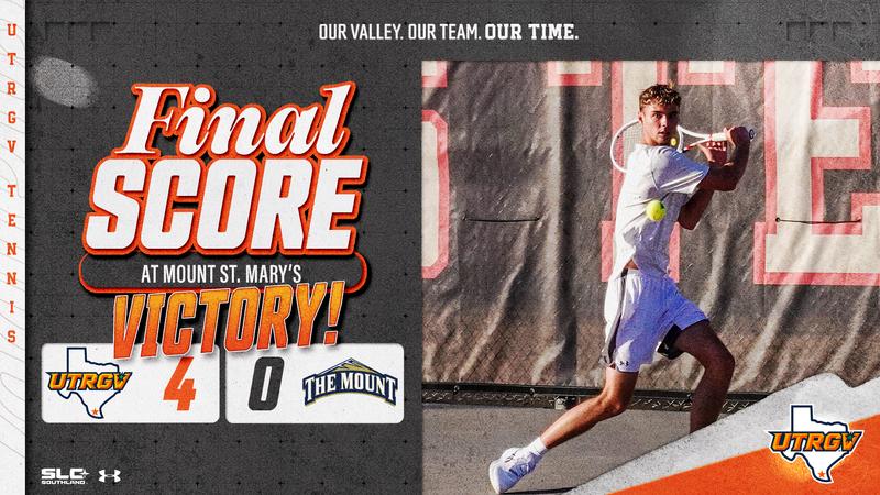 Men’s Tennis Sweeps Mount St. Mary’s