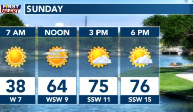 Cold night and a pleasant Sunday