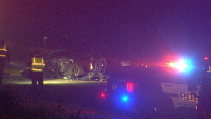 Driver of Corvette dies after crash on Interstate 37 near downtown