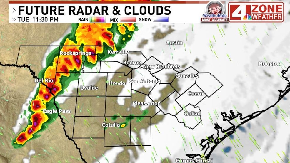 Future radar Tuesday 11:30pm