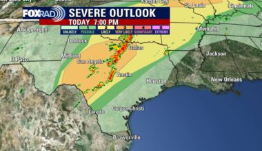 Houston weather: Pleasant Tuesday ahead of strong to severe storms Wednesday