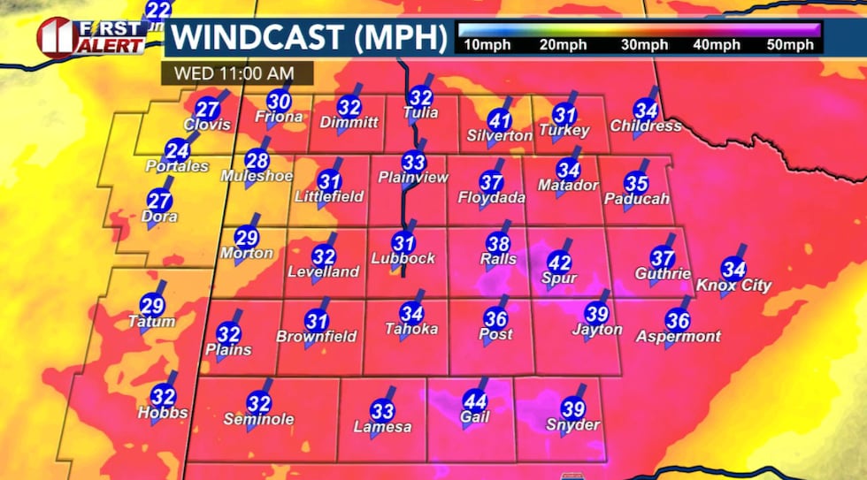 Wednesday is likely to be as windy, if not windier, than Tuesday.