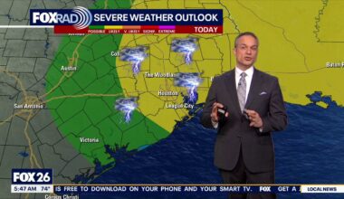 Houston weather: FOX 26 Storm Alert Day, strong to severe storms possible