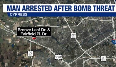 Cypress man arrested after alleged bomb threat and mass shooting plan, authorities say