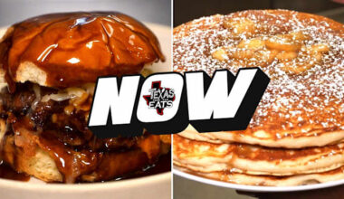 GIGANTIC Fluffy Pancakes and Drenched Demi-Glace Burgers