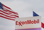 FILE - An ExxonMobil fuel storage and distribution facility is shown in Irving, Texas, on...