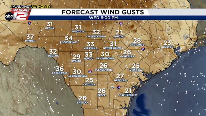 Strong Wind Gusts Tonight
