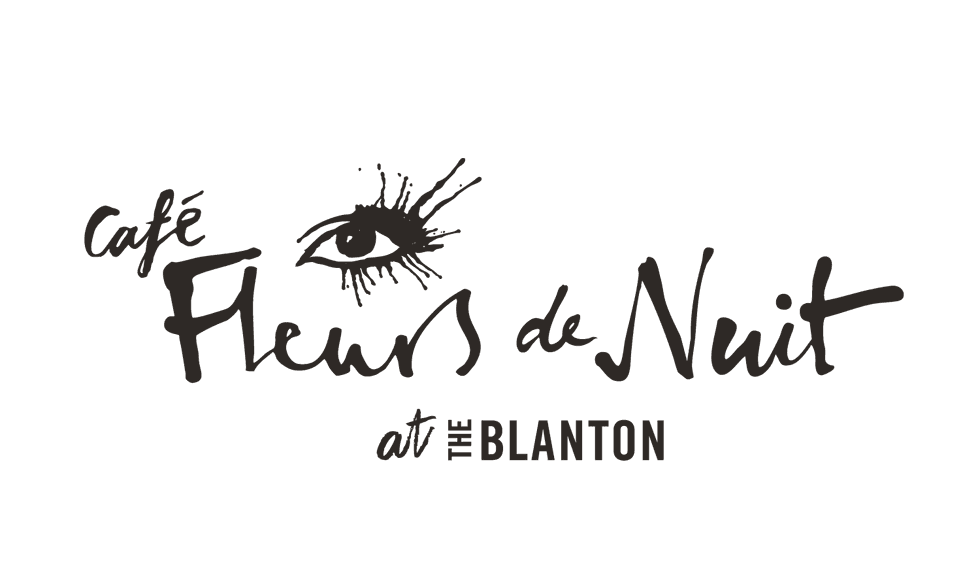Cafe Fleurs de Nuit at the Blanton logo