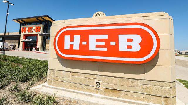 The front of the new H-E-B Supermarket opening in McKinney, Texas on Wednesday, July 19, 2023.