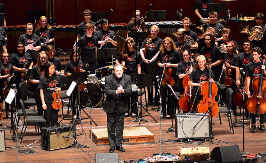 Troy Peters enjoys applause from the audience