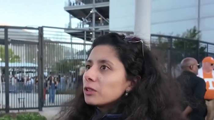 Judge Lina Hidalgo reviews surveillance from Rodeo Houston concert