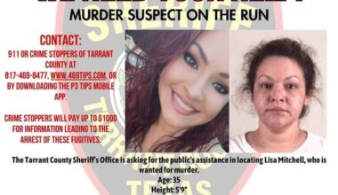North Richland Hills murder suspect on the run, sheriff says