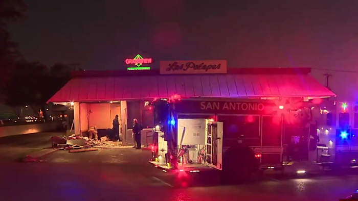 Driver crashes into Las Palapas restaurant on North Side