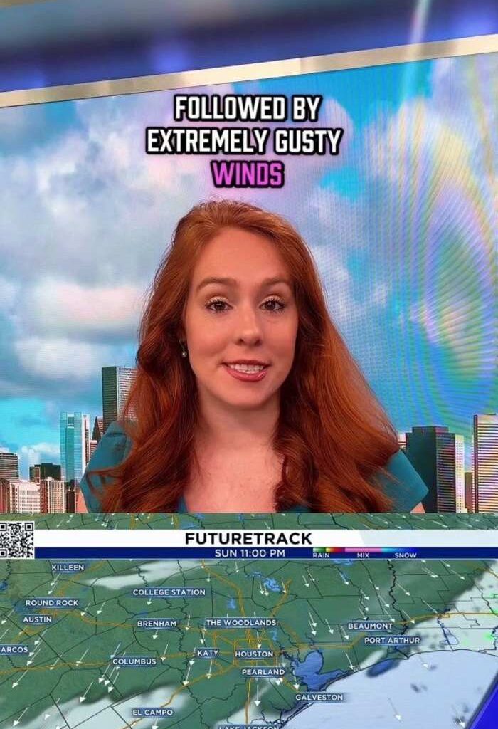 Houston buckle up! Temperatures will take a dramatic drop Sunday night