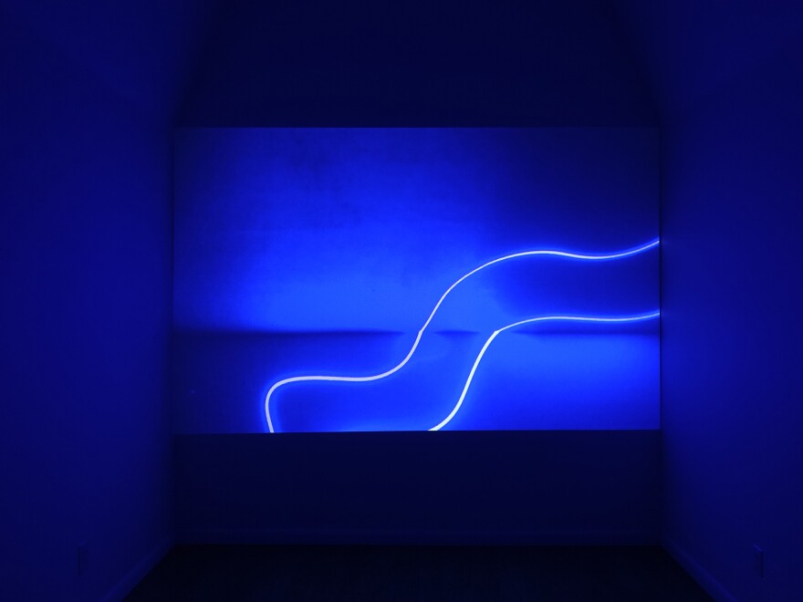 Video image generated from audio for Justin Boyd's Hydrosynthesis at cactusBarn