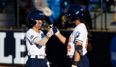 Softball Sweeps Mustangs in Dominant Doubleheader