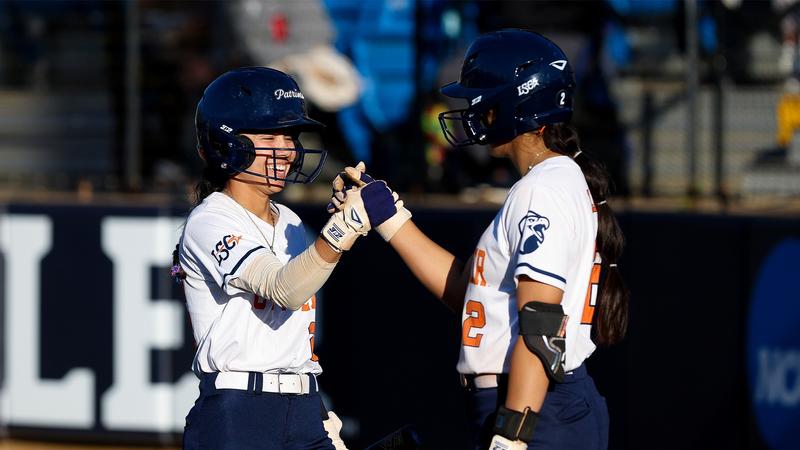 Softball Sweeps Mustangs in Dominant Doubleheader