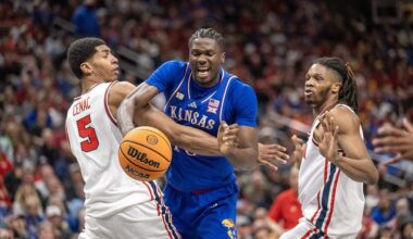 Kansas ousted by Houston in Big 12 semifinal — photo recap
