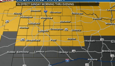 First Alert Weather Day Sunday- Heat today sets the stage for strong winds