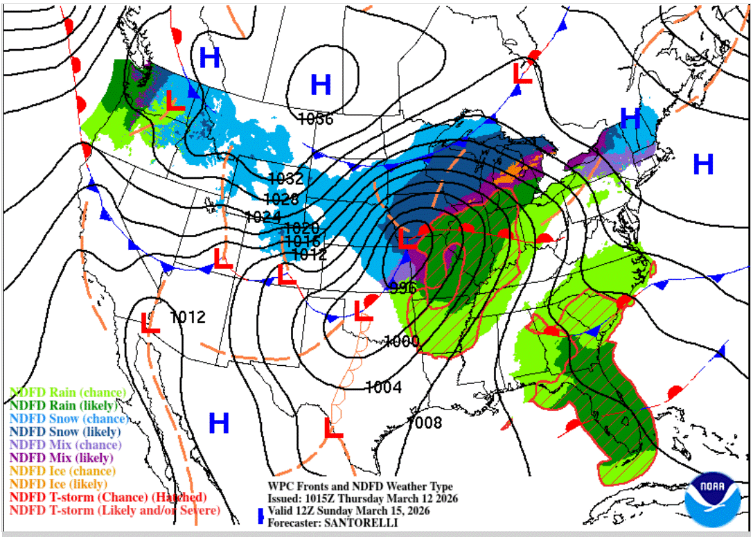 Big weekend weather whiplash in 5 graphics