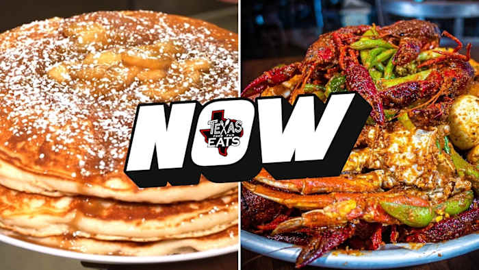 GIGANTIC Pancakes, demi-glace burgers, Cajun seafood and delicious duck