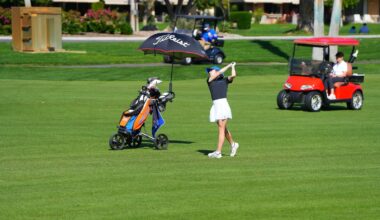 Teal Matsueda after drive during practice