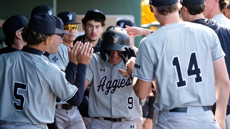 Aggies Complete Comeback to Down Dallas Baptist