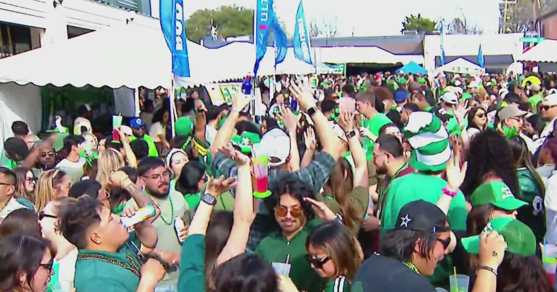 Crowds flood Lower Greenville for early St. Patrick's Day celebrations