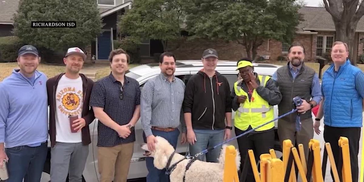 Group of fathers buy vehicle for beloved crossing guard after her car broke down
