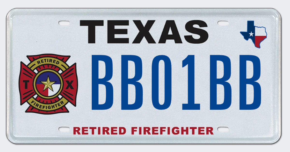 New Texas personalized license plates