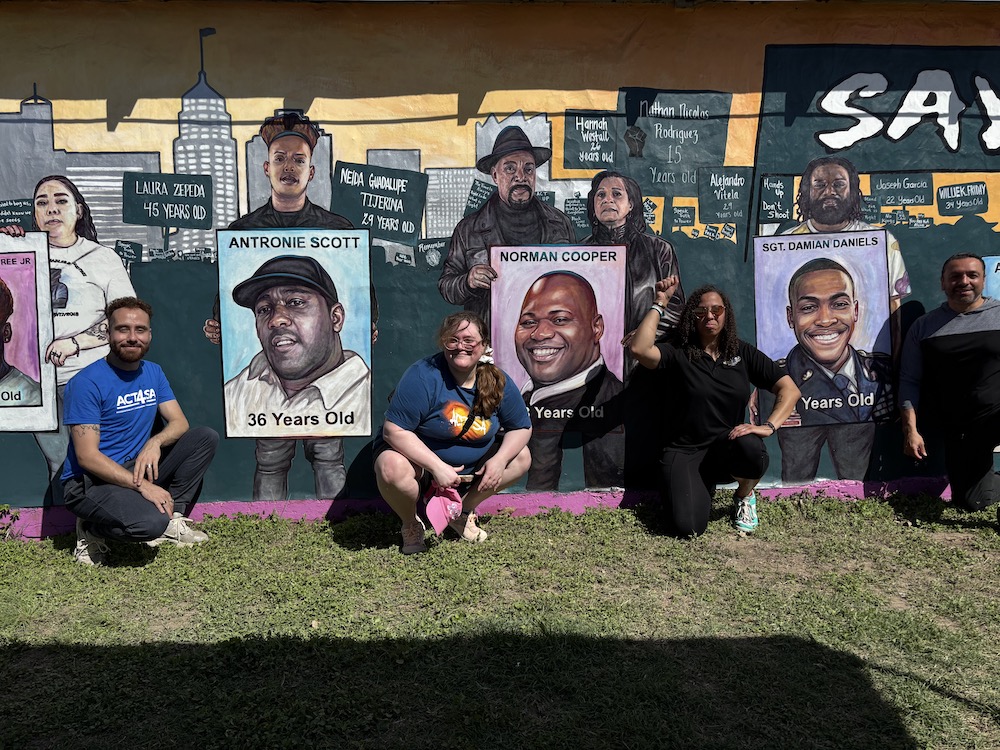 San Antonio activists restore Say Their Names anti-police violence mural