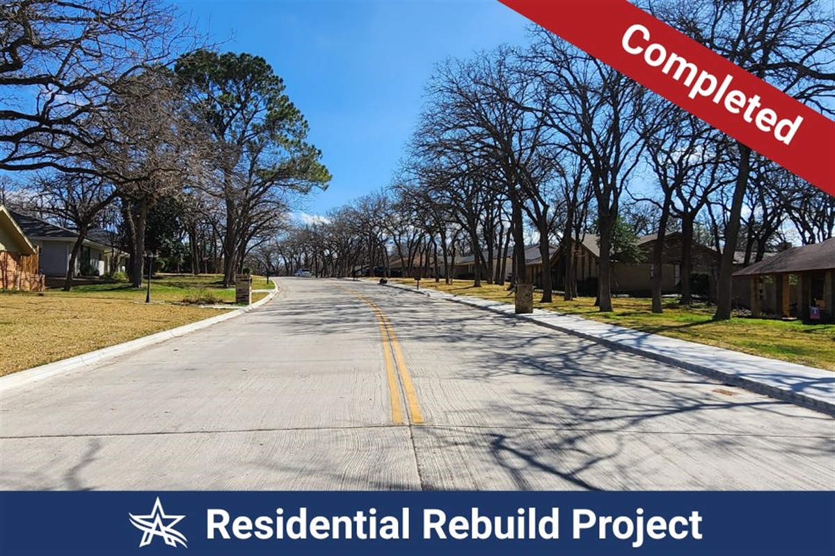 Residential Rebuild Projects Completed at Three Arlington Locations