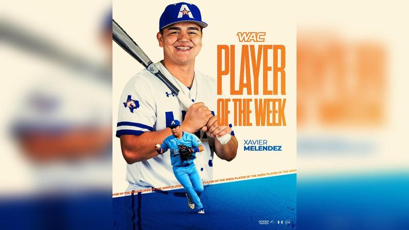 Xavier Melendez Earns WAC Player of the Week Honors