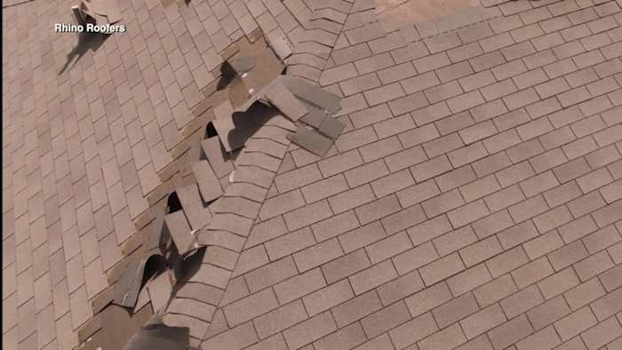 Bexar County homes sustain roof damage due to strong winds that blew through Sunday night