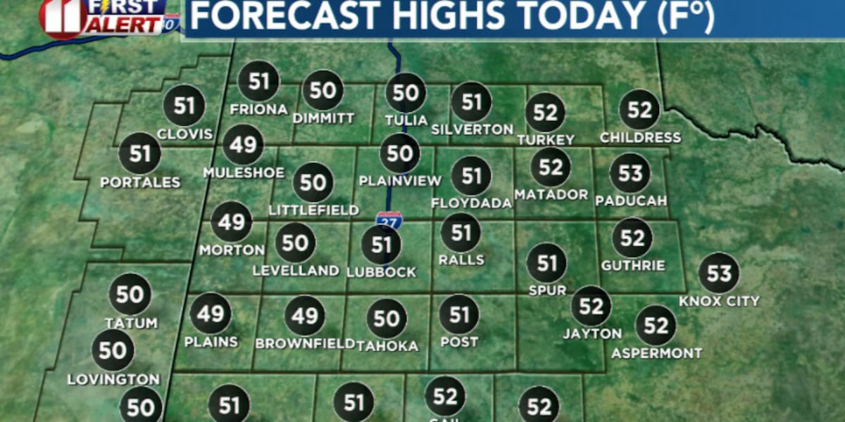Cooler Monday, warming trend expected late week