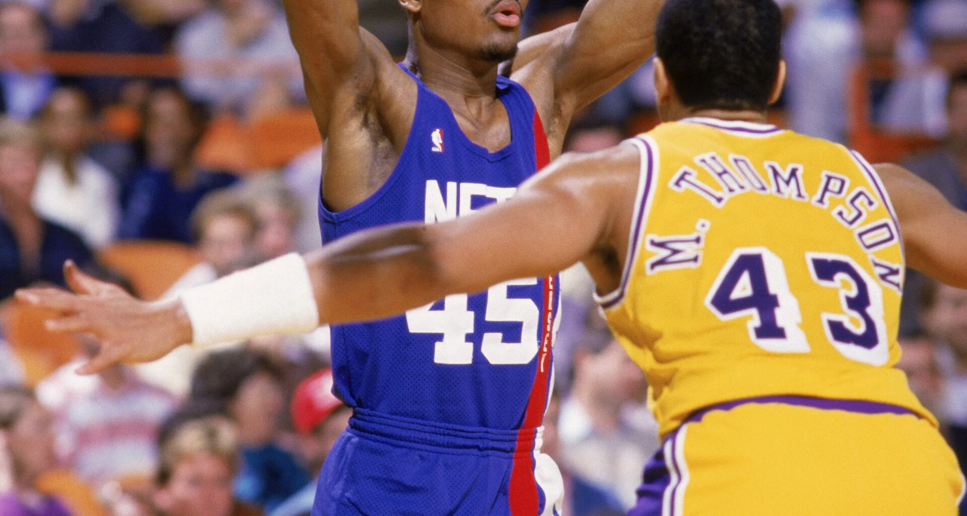 Nets jersey history No. 45