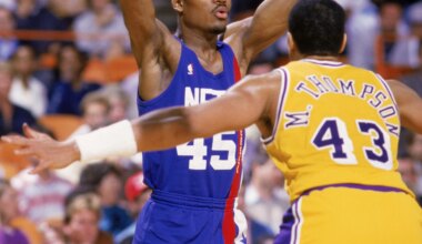 Nets jersey history No. 45