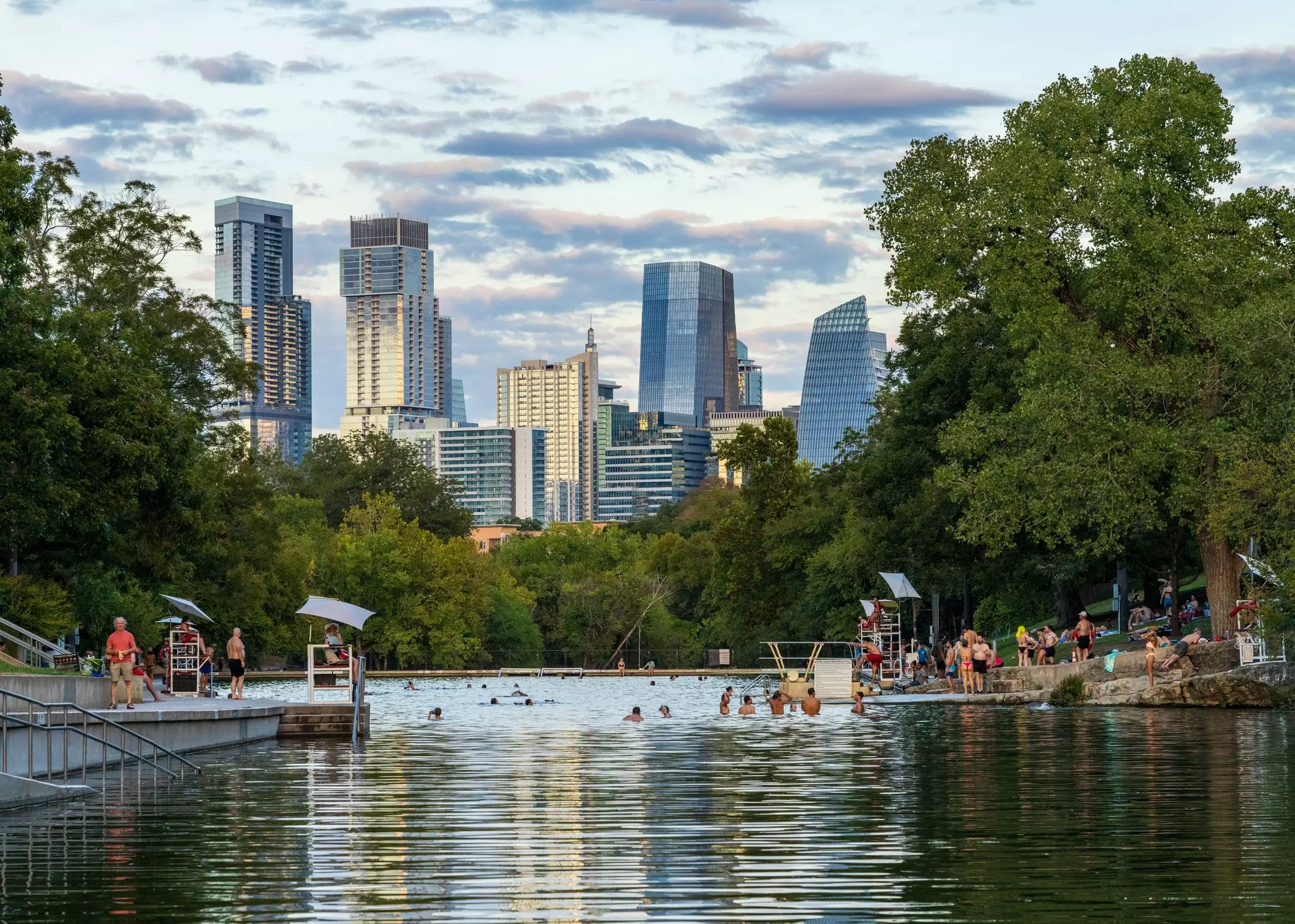 Barton Springs Pool, Austin. Steve Heap/Shutterstock