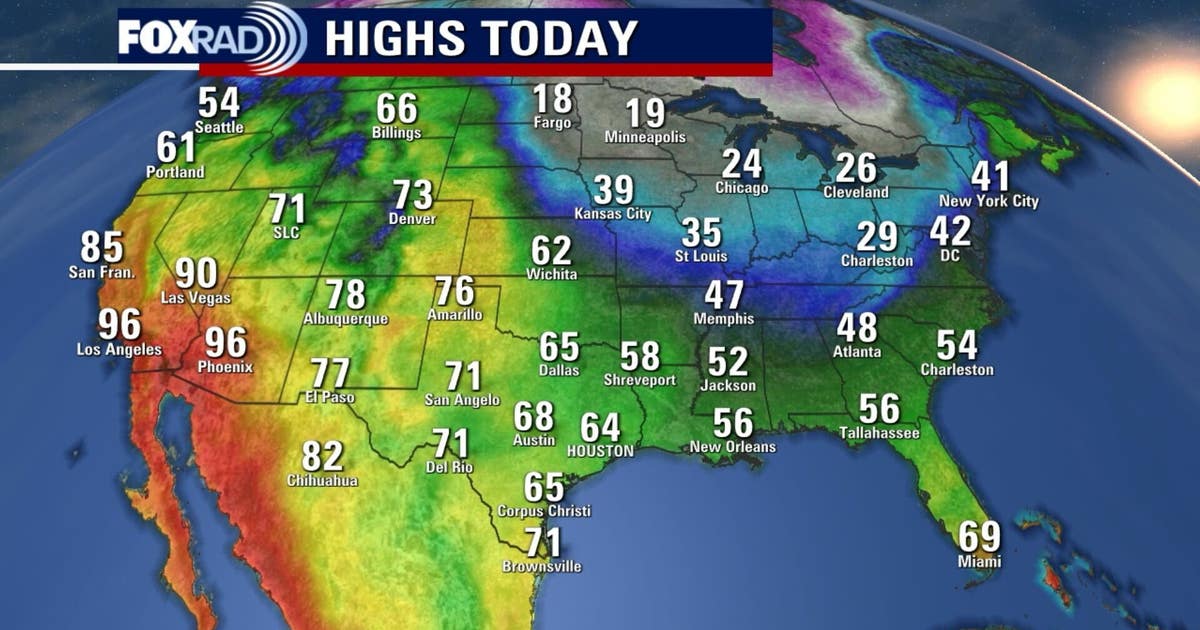 Houston weather: Chilly Tuesday with some sun, highs in mid-60s