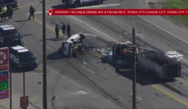 Texas City police pursuit suspect killed in deadly crash on SH 146 at FM 646, Galveston County Sheriff's Office says