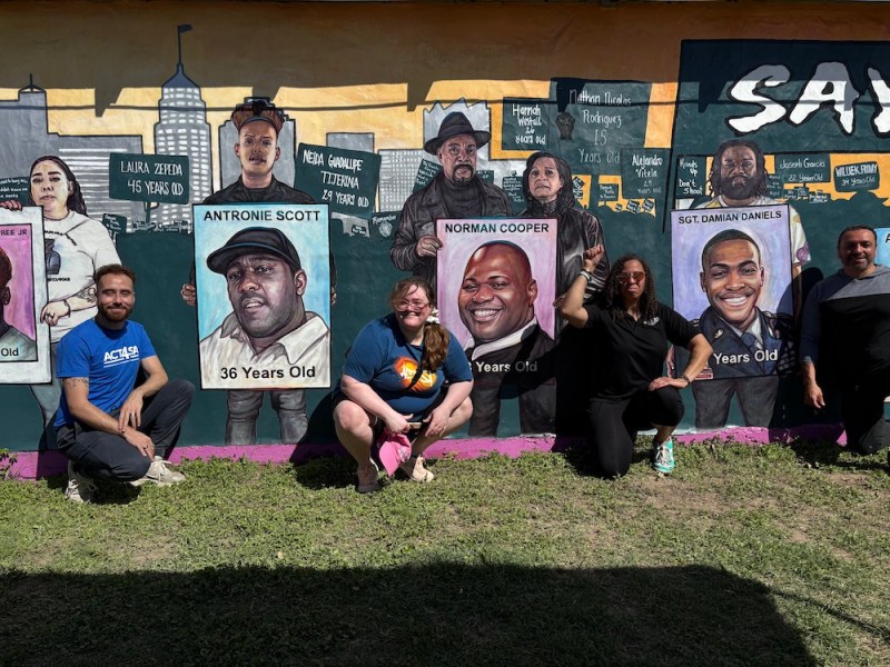 San Antonio activists restore Say Their Names anti-police violence mural