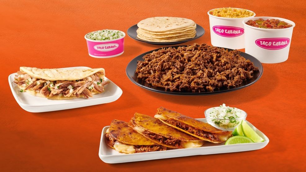 New Taco Cabana items in El Paso include, chicken mole, quesabirria tacos, menudo and barbacoa. (Credit: Taco Cabana)